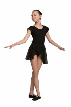Спідниця для танців Dance&Sport N055-1 шифон M/116-122 Черний