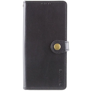Шкіряний чохол-книжка GETMAN Gallant (PU) для Xiaomi Poco M7 Чорний