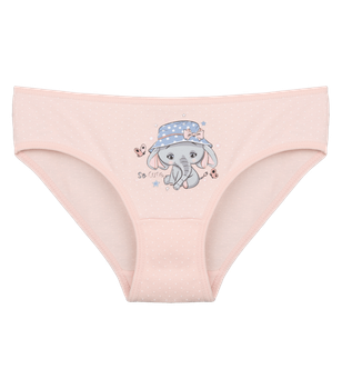 Трусы слипы для девочки с принтом Слоник So Cute - Donella - 4181B9 - 98-104 см - Персиковый