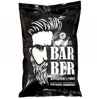 Воск для удаления волос для мужского лица Monsieur Barber синтетический гранулы 800 гр.