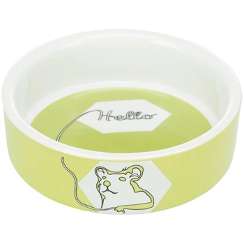 Миска Trixie для гризунів Hello Hamster хом'як керамічна 8 см 90 мл