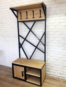 Вешалка для прихожей в стиле лофт EcoLoft IN-2268