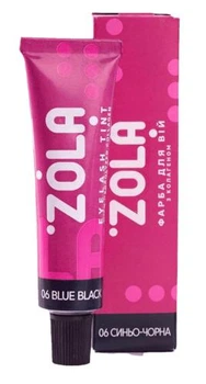Краска для ресниц с коллагеном Zola Eyebrow Tint With Collagen 06 Blue Black 15 ml