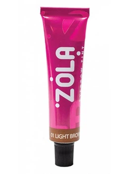Краска для бровей с коллагеном Zola Eyebrow Tint With Collagen 01 Light Brown 15ml