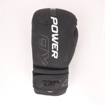 Боксерские перчатки PowerPlay 3024 Ultra Mat 14 унций (Черно-Белые)