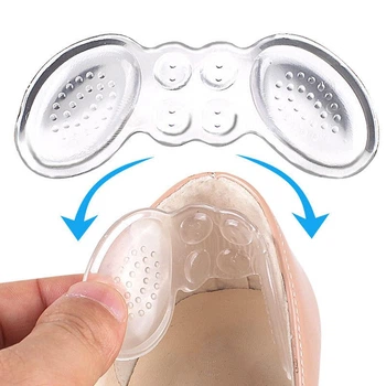 Силіконові вкладиші у взуття від натирання п'ят Insole Butterfly Silicone