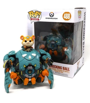 Фигурка Funko Pop Фанко Поп Overwatch Wrecking Ball&nbsp;Овервотч Таран&nbsp;Хэммонд&nbsp;O WB488