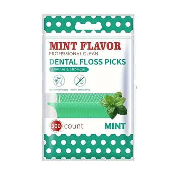 Флос-зубочистки Dental Fresh мʼята 300 шт