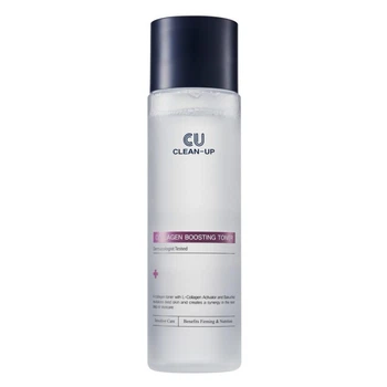 Тонер для улучшения упругости Cu Skin Clean-Up Collagen Boosting Toner 200мл