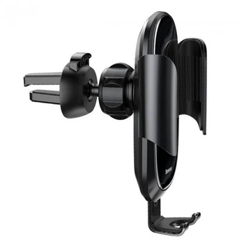 Держатель Baseus на дефлектор для телефона 4-6'' Future Gravity Black (SUYL-WL01)