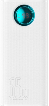 Портативний зарядний пристрій (УМБ) Baseus Amblight 26800mAh 65W OE P10022402223-00 White (001012028945)