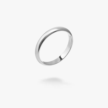 Серебряное кольцо Обручальное (852) 20.5 размер