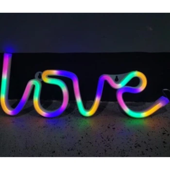 Ночник неоновый Neon Sign Love / Heart Colorful