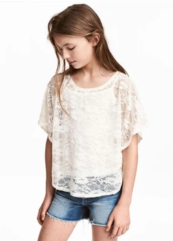 Блуза H&M HID291104 146-152 см Белая (hm_2000000232966)