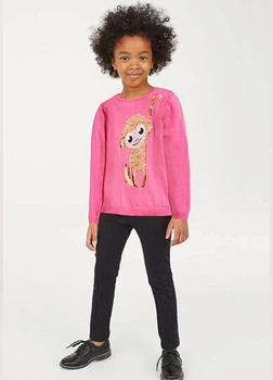 Джемпер H&M HOM91014 98-104 см Рожевий (hm_2000000322629)