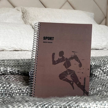 Професійний блокнот спортсмена Professional Journals А5 на спіральній пружині з челендж трекерами