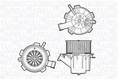 Вентилятор салону Magneti Marelli (MTE706AX)