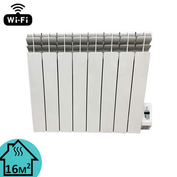 Обогреватель масляный алюминиевый Electro Elite 8WE, 8 секций 500/100,Wi-Fi программатор, 1000 Вт