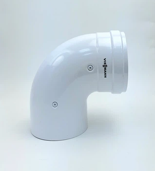 Колено коаксиальное поворотное 90 град., 60/100 Viessmann