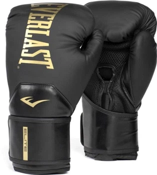 Боксерские перчатки Everlast ELITE 2 BOXING GLOVES черный Уни 10 унций P00003270