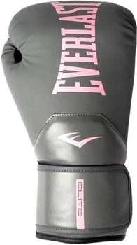 Боксерские перчатки Everlast ELITE 2 BOXING GLOVES серый Уни 12 унций P00003311