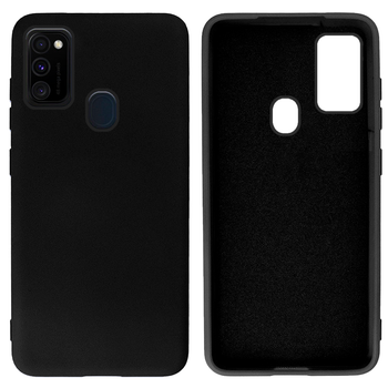 Чехол противоударный Silicone case защита камеры Kassel для Samsung M30S/M21 (03) черный Black