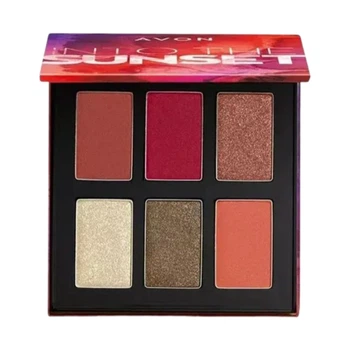 Палитра теней для век Avon INTO THE SUNSET, Тени Палетка Eyeshadow Palette 7.2 гр