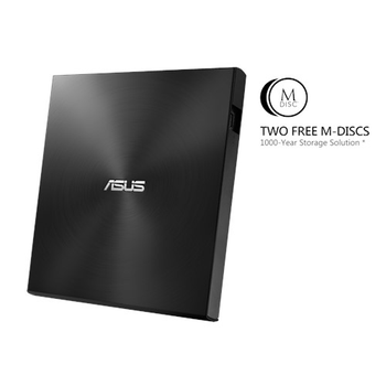 Оптичний привід зовнішній USB DVD+/-RW Asus ZenDrive U7M (чорний)