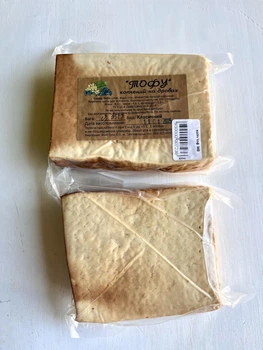 Тофу Tofu соєвий сир копченний на дровах мягкий 1кг