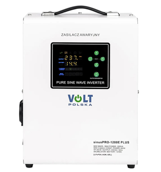 Источник бесперебойного питания Volt Polska SINUS PRO 1200 E PLUS 12/230V (800/1200W)