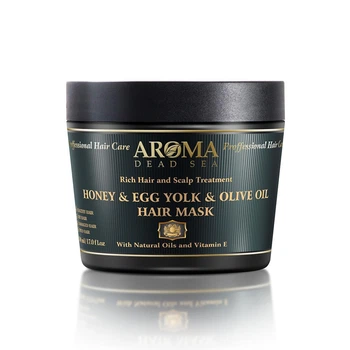 Маска для волос с медом яичным желтком и оливковым маслом Aroma Dead Sea 500 мл