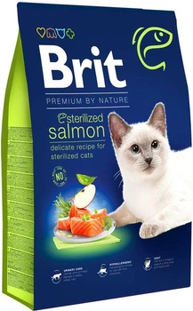Сухий корм для стерилізованих котів Brit Premium by Nature Cat Sterilized Salmon з лососем 8 кг (171872)