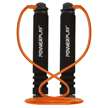 Скакалка Power Play 4205 2.7 м, Orange