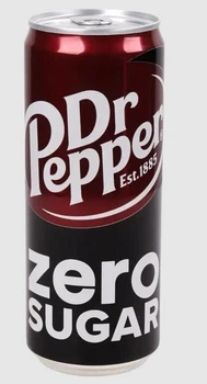 Газований напій Dr Pepper Zero Sugar 330мл