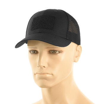 Бейсболка M-Tac тактическая с сеткой Elite Flex Black XS