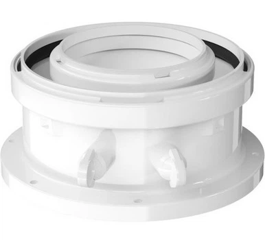 Коаксіальний адаптер для димоходу 60/100 мм Bosch FC-CA60 (7738112636) — для конденсаційних котлів
