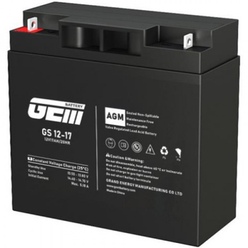 Аккумуляторная батарея для ИБП GEM Battery 12V, 17.0A, AGM (GS 12-17)