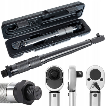 Динамометрический ключ Xtrobb 1/4" 5-25 Нм 175 мм (11745)