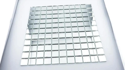 Мозаика зеркальная DecorStoneHub Zs-2x2-Z серебристая 274х274 мм для коттеджа частного дома и бара (004166)