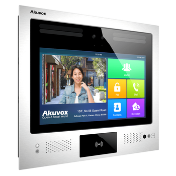 2 МП IP-багатоабонентська панель виклику Akuvox X916S на Android, з розпізнаванням обличчя