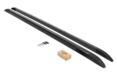 Рейлинги Volkswagen T5 2003-2015 длинная база черные интегрированные Flush Type Erkul FLS370103USS