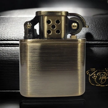 Зажигалка бензиновая ZORRO Z506 Brass в подарочной упаковке