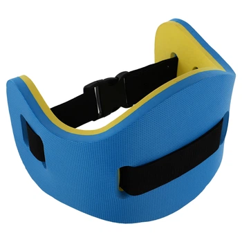 Пояс для аквафитнеса SP-Sport PL-0440-S (EVA, р-р 62x22x2,3см, Синий-желтый)