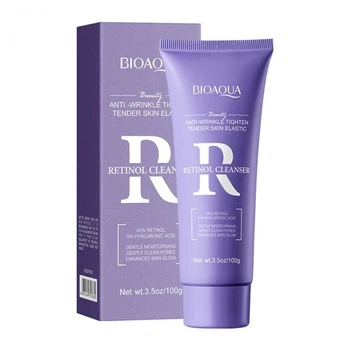 Гель для очищення обличчя з ретинолом Bioaqua Retinol Cleanser, 100 г