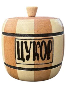 Ємінсть для цукру 10х10х11 см. Цукорниця 0,33 л.