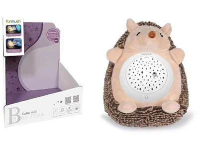 Интерактивная игрушка Ёжик коричневый с проектором, Funmuch, FM666-40
