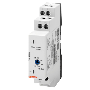 Однофазне реле низької напруги 5А 24 AC/DC, 230AC 1CO [GW96908] GEWISS