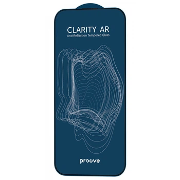 Защитное стекло Proove Clarity AR для Apple iPhone 14 Pro Max/15 Plus/16 Plus black