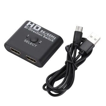 HDMI сплиттер / коммутатор двунаправленный на 2 порта 4K свитч bi direction Switch Splitter свич переключатель