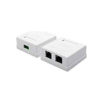 Компьютерная розетка Atcom RJ45 x2 UTP 5e (15254)